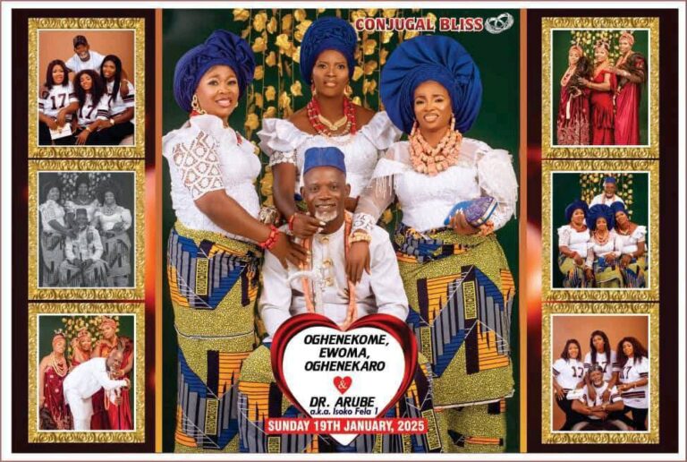 Delta Musician, Dr. Arube Otor Set to Marry Three Women on the Same Day