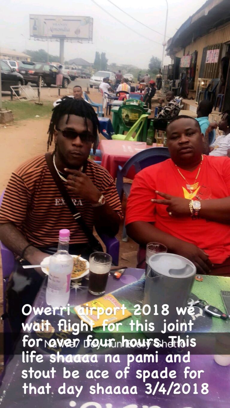 Cubana Chief Priest Shares Throwback of Burna Boy